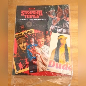 Netflix Stranger‎ Things 12 Pack Posters! NEW